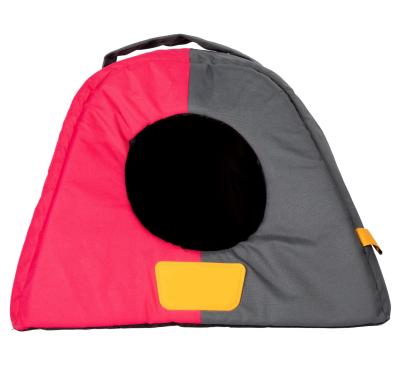 China Breathable Cave Pet Bed Soft Comfortable Cave House Cats Dogs Dogs Pet Bed Leisure Size Customizable Color Machine Washable Warm Yurt Bed for sale