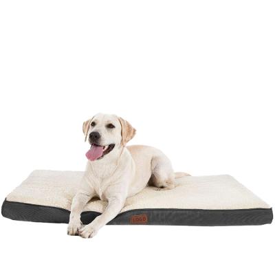 China OEM Breathable Comfortable Promotional High Quality Rectangle Reasonable Price Memory Foam Cats Dogs Dogs Mat Bed for sale