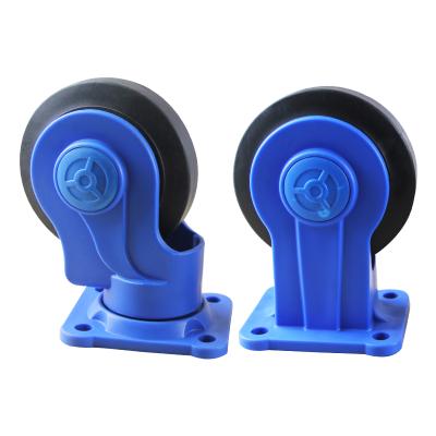 China swivel & WBD Hospital Equipment Caster Wheel Caster Wheel Style Plate Medical Rigid Medium Low Power White Color Steel Rubber Rod Material Origin GUA for sale