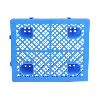 China Warehouse Entrance Plastic Pallet Heavy Duty Single Faced Plastic Pallet Single Faced Industrial Pallet for sale