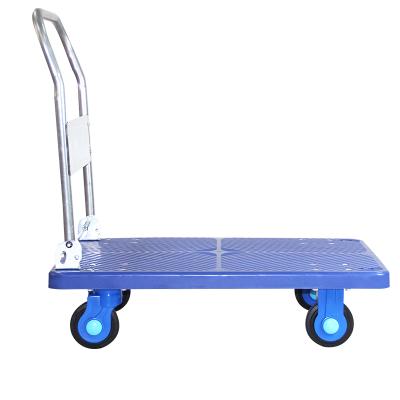 China Heavy Duty Plastic 500kg Storage Cart Workshop Turnover And Labor Saving Trailers for sale