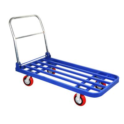 China Super Folding Handle Storage Logistics Turnover Cargo Transport Load Tube Trolley for sale