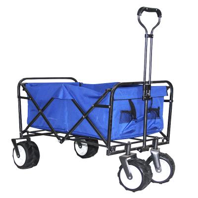 China Outdoor Service Portable Wagon Beach Cart Kids Playpen Folding Folding Garden Storage Cart for sale