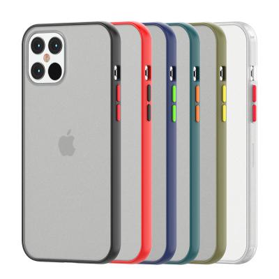 China For Huawei Y5p Y6p Y7p Y8p 2020 Luxury Translucent Independent Buttons Matte Feeling Shockproof Anti-fingerprint Cover For Huawei Y8p for sale