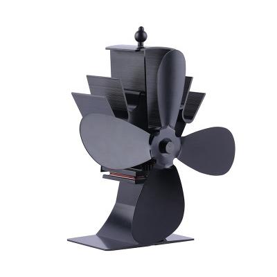 China Modern 122F Start Eco Non Electric Fireplace Fan For Gas / Pellet / Log / Wood Burning Stoves , Quiet Operation for sale