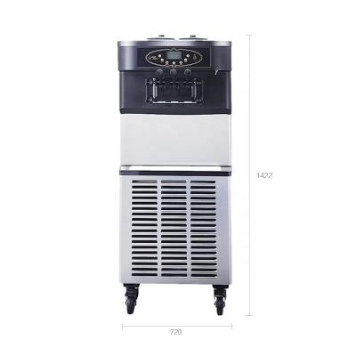 China Snack Factory Pasmo S640C Compressor Soft Ice Cream Machine Commercial Prechilling Encourage for sale