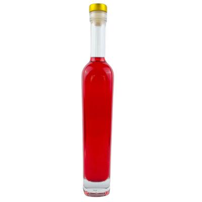 China Wholesale Brandy Gin Rum Tequila Vodka Spirits Glass Bottle Glass Beverage Wine Liquor Bottles With Lid for sale