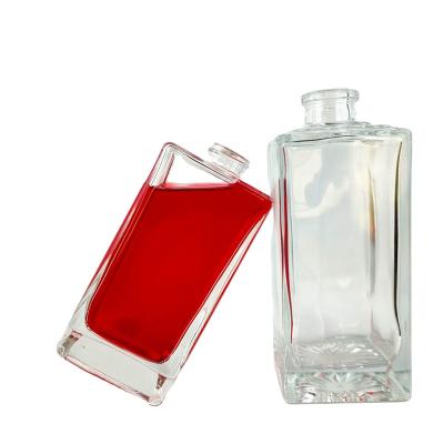 China Beverage Wine Pyrex Glass Bottle Frosted Clear Glass Wine Glass Wine Bottles for sale