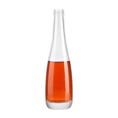 China Beverage Glass Shell L Bottle London Dry Gin Bottle Cork For Gin Bottle Above Glass for sale