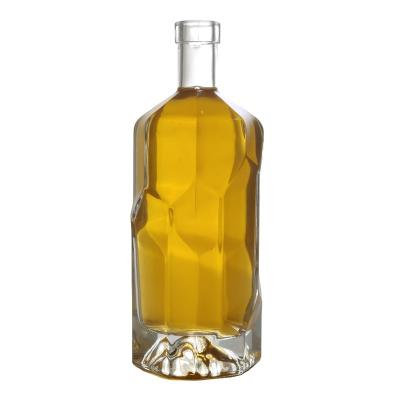 China Beverage Wine Bottle White Wine Glass Bottle Glass Empty Wine Bottle With Cork for sale