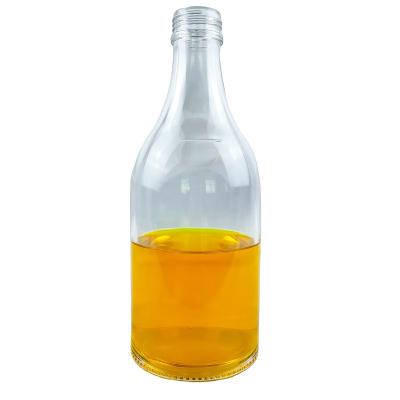 China Custom 375Ml 500Ml 700Ml 750Ml 1000Ml Beverage Bottle Empty Vodka Glass Bottle With Cork Gin Glass Bottle Factory Wholesale for sale