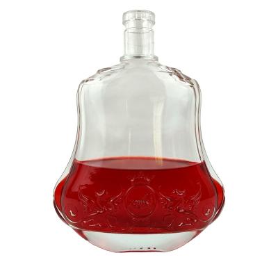 China High Quality Beverage Xo Whiskey Bottle Whiskey Drinks Brandy Glass Bottles 1000Ml Vodka Glas Flint Glass Bottle Brandy With Super Caps for sale