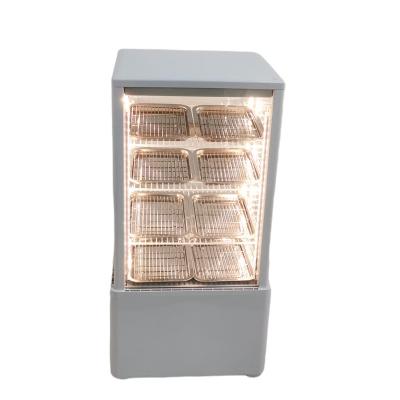 China 68L Single-temperature Small Glass Commercial Fridge Display Cooler Refrigerator Showcase for sale