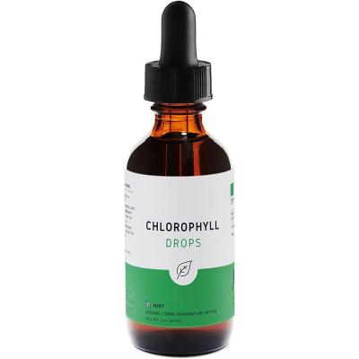 China immune & Pure Flavor Liquid Chlorophyll Peppermint Chlorophyll Extract Liquid Anti-fatigue Plant Drops for sale