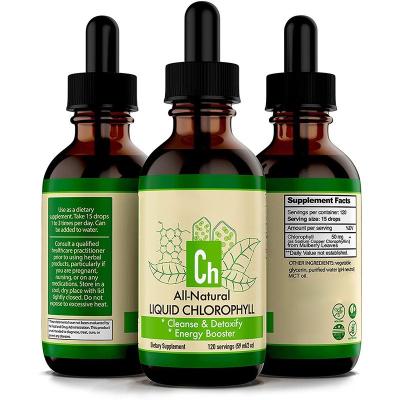 China immune & OEM High Quality Private Label Liquid Chlorophyll Liquid Chlorophyll Drops for sale