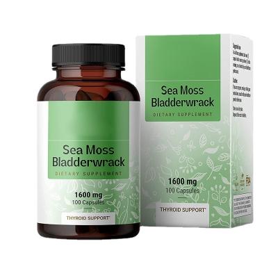 China immune & Infinite Sea Moss Anti-Fatigue Age Seamoss Capsules with Burdock Root Bladderwrack Powder for Joint Skin Health for sale