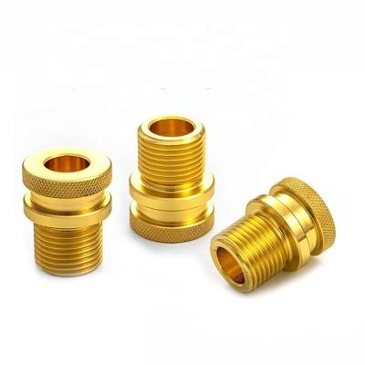 China CNC Aluminum Brass Machining Parts Jewelry Fittings Brass Handles Machining Services Dongguan Micro Machining Plating Customized OEM for sale