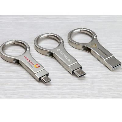 China Mini USB Drive Size USB Drive Pen Drive Keychain Metal Type Micro USB Drive Flash Mini Metal OTG for iPhone for sale