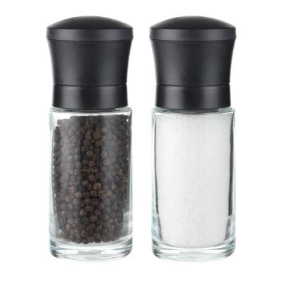 China Freshness Preservation EasyLife Single Grinder Jar 170ml Salt Mill Glass Spice Bottle for sale