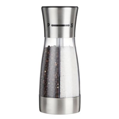 China *EasyLife Freshness Retention Salt And Pepper Grinder 2 In 1 Glass Spice Salt And Pepper Grinder Best Europe Market Sale for sale