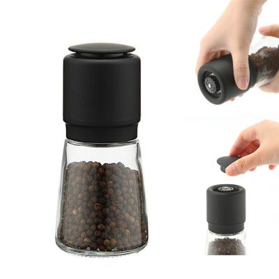 China EasyLife 160ml Spice Mill Freshness Retention with Adjustable Lid Spice Grinder Black Salt and Pepper with Removing Cap for sale