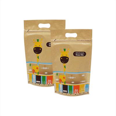 China High Quality Clear Window Moisture Proof Stand Up Pouches Bags Zip Lock Kraft Paper Coffee Tea Bags for sale