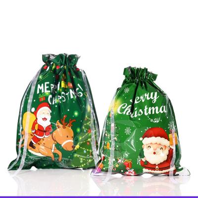 China Christmas Aseptic Candy Plastic Packaging Fashion Luxury Gift Bags To Accept Custom For Christmas Gift Packaging for sale