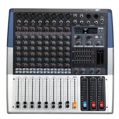 China Build-in 16 DSP Effector KVi 6/8/12/16 Channel Professional Mixer with USB bluetooth Stage Performance KTV Conference with Effector with Phantom Power for sale