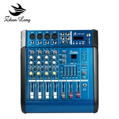 China Good quality mp3 player DJ audio mixer PMX402D for sale