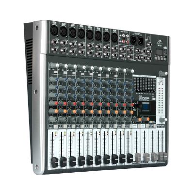 China Professional Mixer With Stage KTV Equalizer Conference Digital Effector Mixer E12 Genre 99 for sale