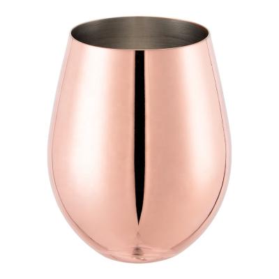 China EFINE Amazon Sustainable Best Seller 500ml Cocktail Beer Mug Stainless Steel-Copper Egg Shape Wine Tumbler for sale