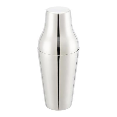 China 2 Pieces Stainless Steel 600ML/20OZ Shaker French Parisian Style Environmental Friendly Cocktail Shaker for sale