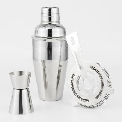 China EFINE Sustainable Cocktail Bar Set Stainless Steel Bartender Wine Making Shakers Kit Custom With Jigger Strainer for sale