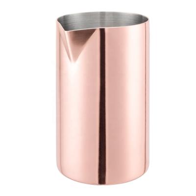 China EFINE Viable 825ml Stirring Tin Double Wall Large Mixing Glass Stainless Steel Juice and Wine Mixing Tin for sale