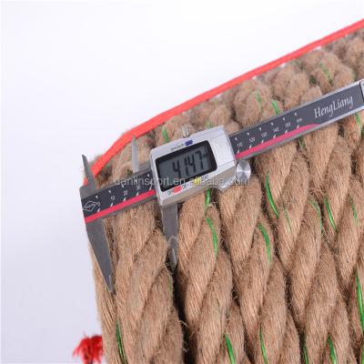 China Outdoor Game Competition Cheap Custom Jute Rope Conflict Rope / Conflict Rope With Steel Wire for sale