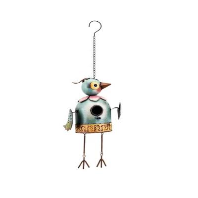 China Iron Bird Feeder / Viable Outdoor Hanging Bird House for sale