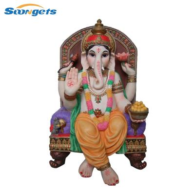 China Hindu God Ganesh Religion Hot Sale Item India Resin Statue for sale