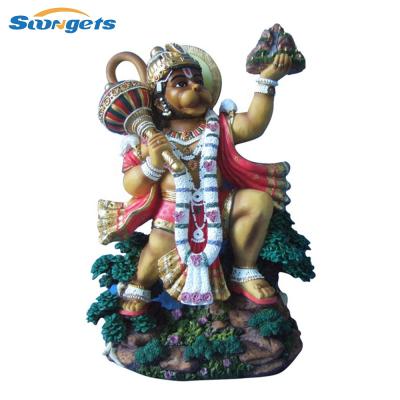 China Hindu God Hanuman Religion Hot Sale Item India Resin Statue for sale