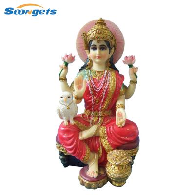 China Hindu God Laxmi Religion Hot Sale Item India Resin Statue for sale