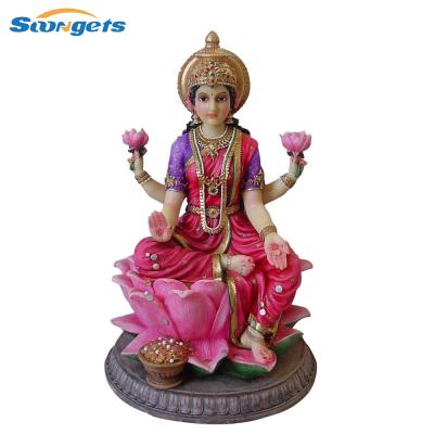 China Hindu God Laxmi Religion Hot Sale Item India Resin Statue for sale