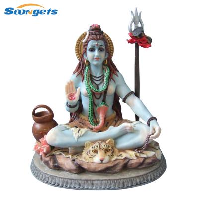 China Hindu God Shiva Religion Hot Sale Item India Resin Statue for sale