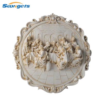 China Europe Hot Sale Polyresin Religion Last Supper Statue for sale