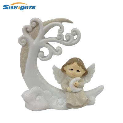 China Christmas Decoration Europe Polyresin Angel Statue for sale