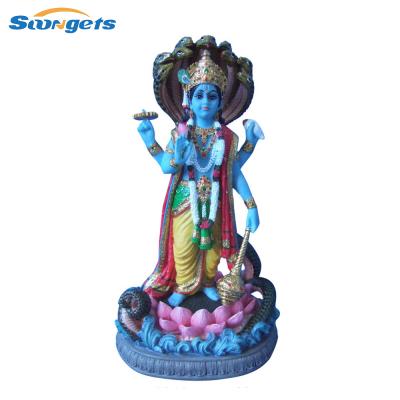 China Hindu God Statue Vishnu Handmade From India Polyresin Holiday for sale