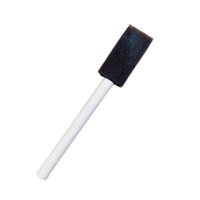 China New Foam Brush Painting Sponge Paint Handle Brush Wooden Art Craft Painting Sponge Brush for sale