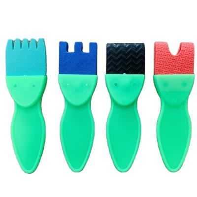 China Good Price DIY EVA Sponge Brush Paint Seal For Kids Art Tool Supplies for sale