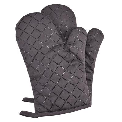 China Soft Non-slip Heat Resistant Cotton CLASSIQUE Oven Gloves for sale