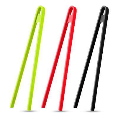 China Viable Silicone Tweezers Heat Resistant Non-Stick Silicone Food Tongs for sale