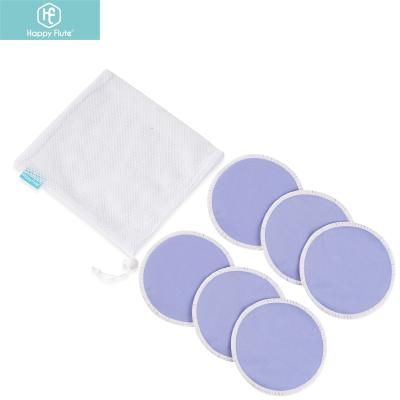 China Happy Groove Organic Bamboo Nursing Pads Washable Reusable Nursing Pads ABSORBENT In Round Shape for sale