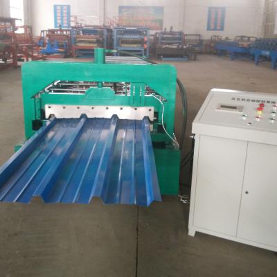 China Automatic Hydraulic Galvanized Steel Cold ROOF Metal Roll Forming Machine for sale